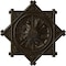Ekena Millwork Antilles Ceiling Medallion (Fits Canopies up to 6"), 38 1/4"OD x 1 1/2"P, Stone Hearth Crackle CM38ANSHC - alternate 1